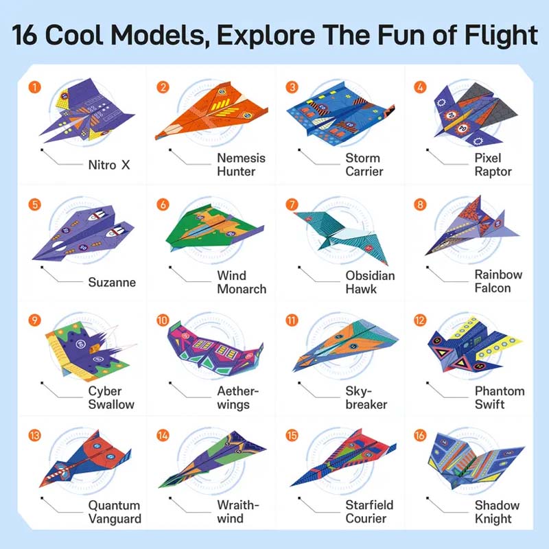 Kids' DIY Paper Airplane Craft Set
