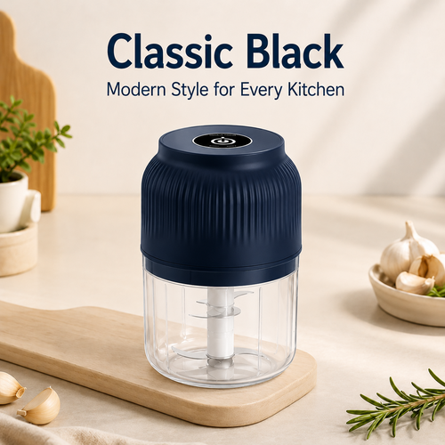 🔥 LAST DAY—BUY 2 GET 1 FREE 🔋 Mini Electric Food Chopper – USB RECHARGEABLE 🌶️🧄