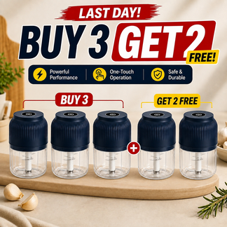 🔥 LAST DAY—BUY 2 GET 1 FREE 🔋 Mini Electric Food Chopper – USB RECHARGEABLE 🌶️🧄