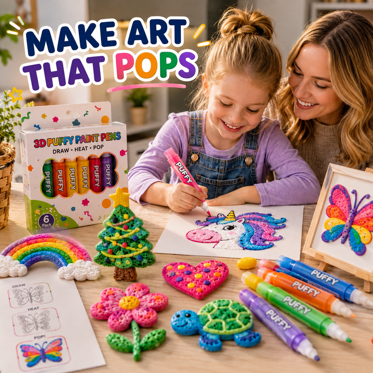 🪄3D Printing Bubble Pen – Turn Flat Drawings Into Touchable 3D Art🪄