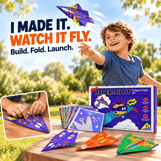 Kids' DIY Paper Airplane Craft Set