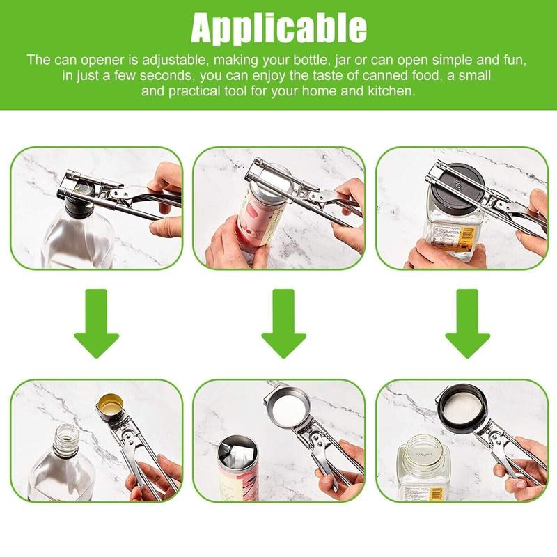 🔥Last Day Buy 2 Get 1 Free $8.99 Each🔥Adjustable Stainless Steel Jar Opener