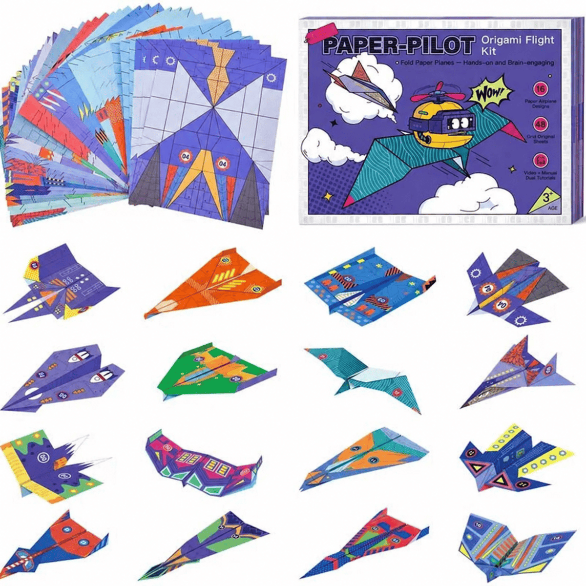Kids' DIY Paper Airplane Craft Set